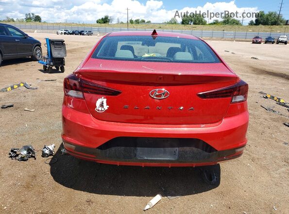 5NPD84LF2LH574849 2020 HYUNDAI ELANTRA Red Հետևի տեսք