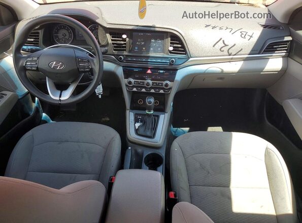 5NPD84LF2LH574849 2020 HYUNDAI ELANTRA Red Առջևի վահանակի տեսք