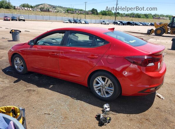 5NPD84LF2LH574849 2020 HYUNDAI ELANTRA Red Հետևի ձախ