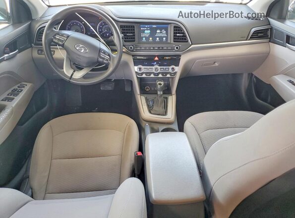 5NPD84LF2LH579355 2020 HYUNDAI ELANTRA Blue Առջևի վահանակի տեսք