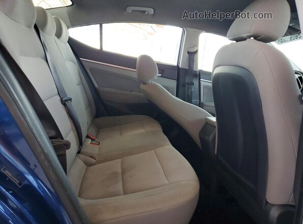 5NPD84LF2LH579355 2020 HYUNDAI ELANTRA Blue Հետևի նստատեղերի տեսք