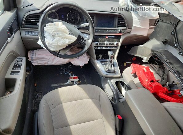 5NPD84LF2LH590341 2020 HYUNDAI ELANTRA Gray Առջևի վահանակի տեսք