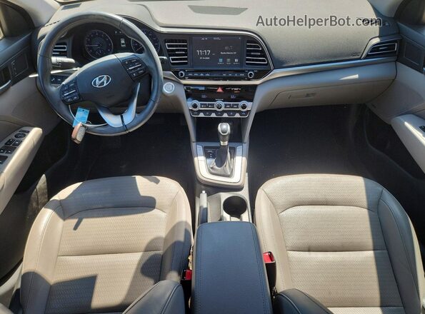 5NPD84LF2LH603380 2020 HYUNDAI ELANTRA Серый Вид панели приборов