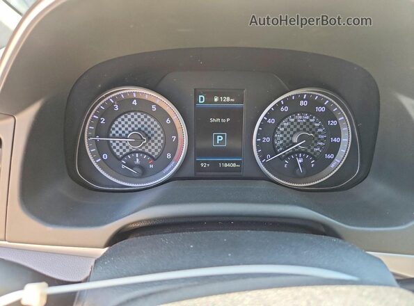 5NPD84LF2LH603380 2020 HYUNDAI ELANTRA Серый Вид щитка приборов