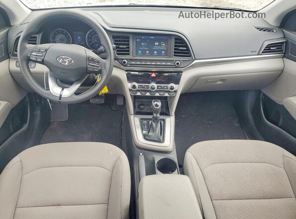5NPD84LF2LH606151 2020 HYUNDAI ELANTRA Silver Вид панелі приладів