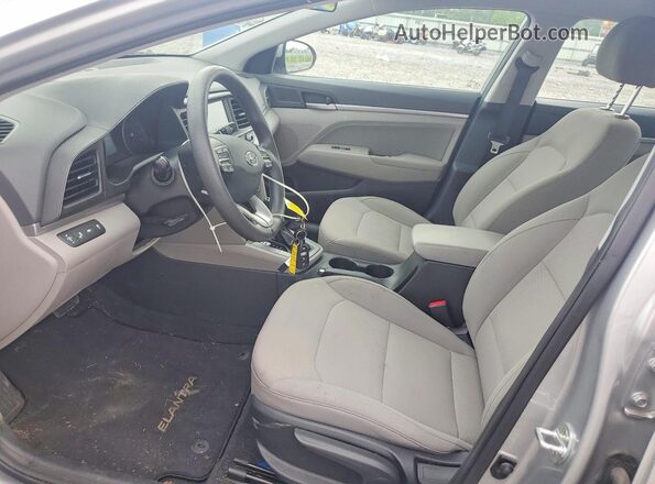 5NPD84LF2LH606151 2020 HYUNDAI ELANTRA Silver Вид салону спереду