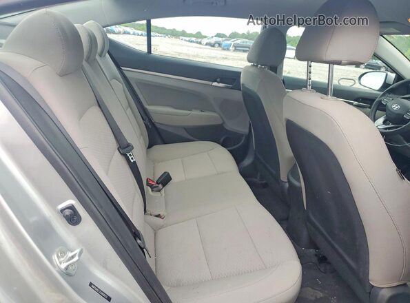 5NPD84LF2LH606151 2020 HYUNDAI ELANTRA Silver Вид задніх сидінь