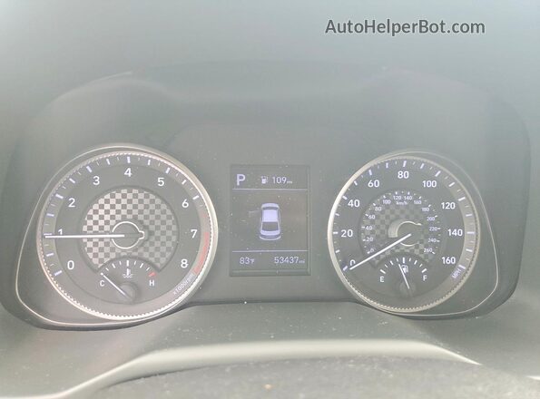 5NPD84LF2LH606151 2020 HYUNDAI ELANTRA Silver Вид щитка приладів