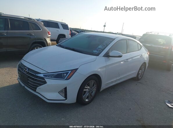 5NPD84LF2LH610040 2020 HYUNDAI ELANTRA Белый Передняя левая четверть