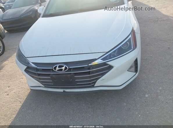 5NPD84LF2LH610040 2020 HYUNDAI ELANTRA Белый Вид щитка приборов