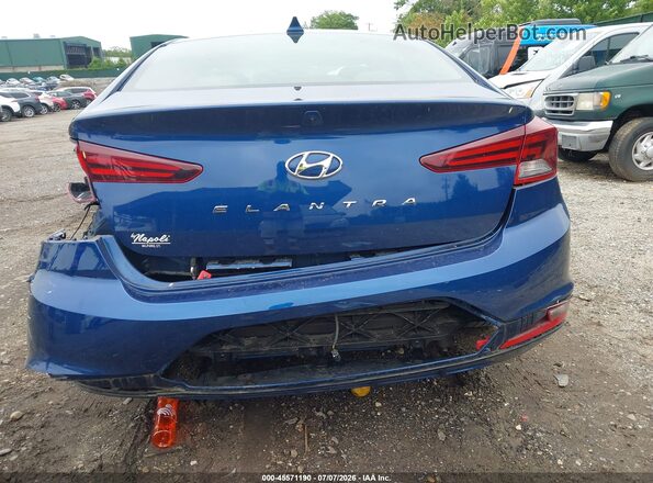 5NPD84LF2LH614038 2020 HYUNDAI ELANTRA Blue Вид спереду