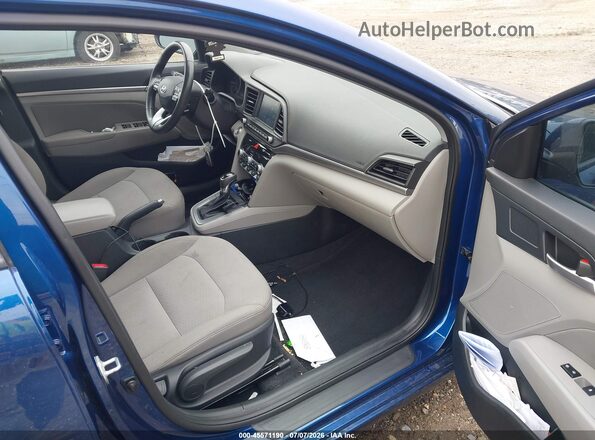5NPD84LF2LH614038 2020 HYUNDAI ELANTRA Blue Вид салону спереду