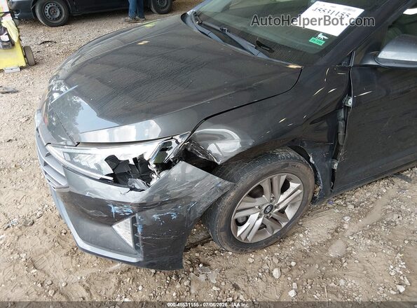 5NPD84LF2LH619725 2020 HYUNDAI ELANTRA Gray Vista frontal