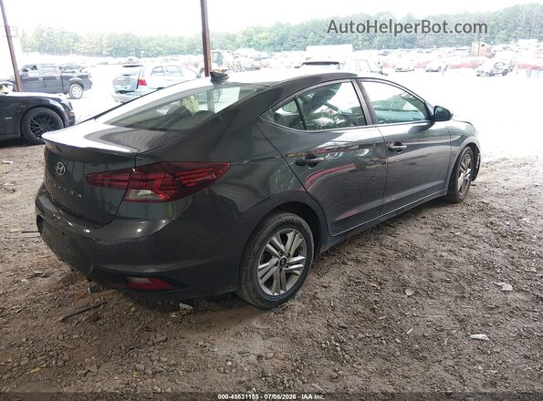 5NPD84LF2LH619725 2020 HYUNDAI ELANTRA Gray Trasero derecho