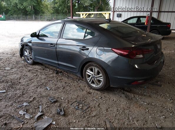 5NPD84LF2LH619725 2020 HYUNDAI ELANTRA Gray Trasero izquierdo