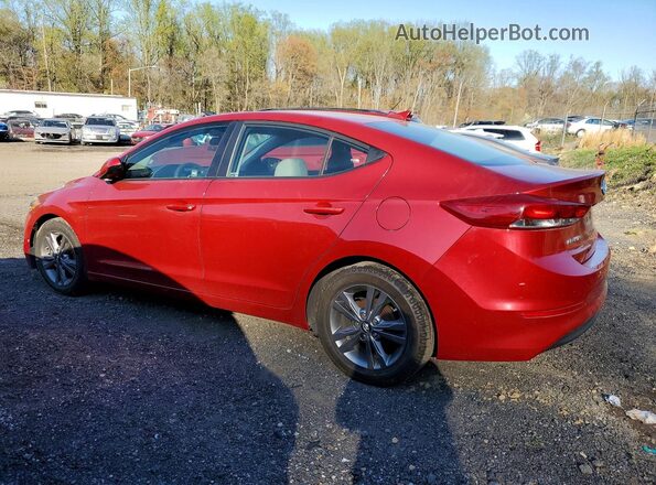 5NPD84LF3HH001384 2017 HYUNDAI ELANTRA Red Tył lewy