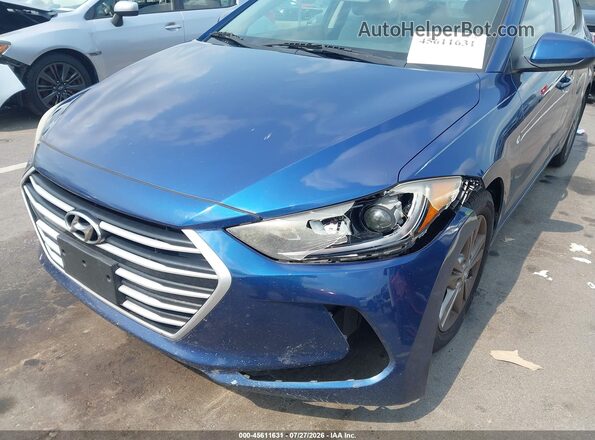 5NPD84LF3HH003149 2017 HYUNDAI ELANTRA Blue წინა ხედი