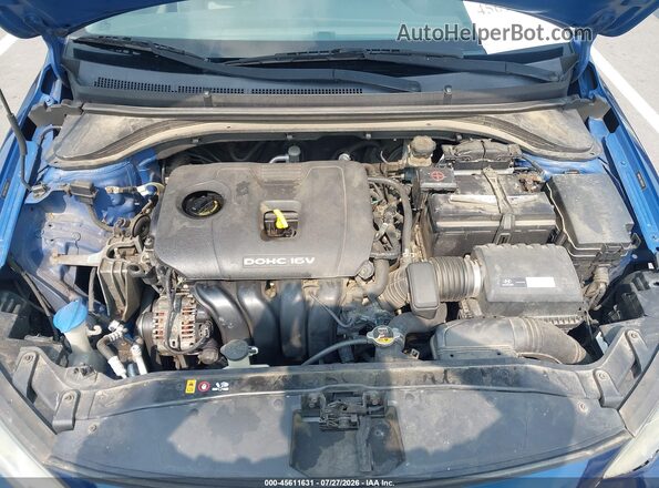 5NPD84LF3HH003149 2017 HYUNDAI ELANTRA Blue უკანა ხედი