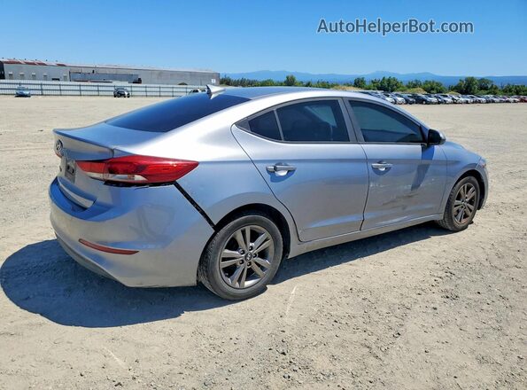 5NPD84LF3HH004639 2017 HYUNDAI ELANTRA Серебряный Задняя правая четверть
