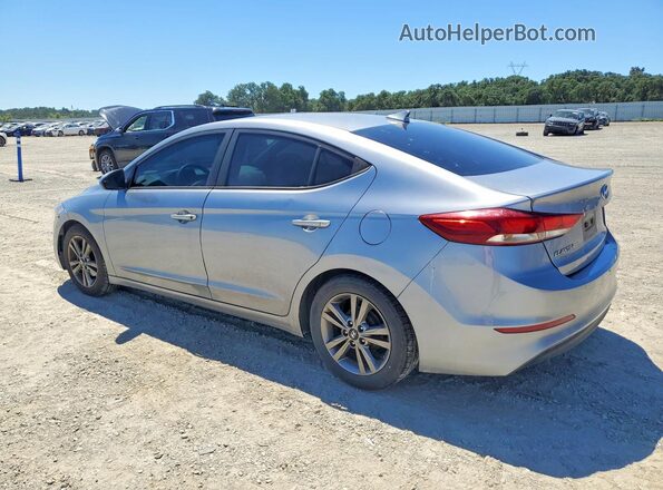 5NPD84LF3HH004639 2017 HYUNDAI ELANTRA Серебряный Задняя левая четверть