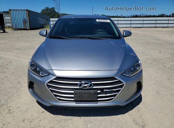 5NPD84LF3HH004639 2017 HYUNDAI ELANTRA Серебряный Вид спереди