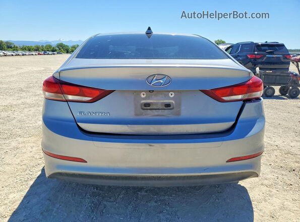 5NPD84LF3HH004639 2017 HYUNDAI ELANTRA Серебряный Вид сзади