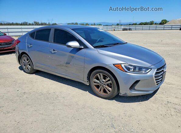 5NPD84LF3HH004639 2017 HYUNDAI ELANTRA Серебряный Передняя правая четверть