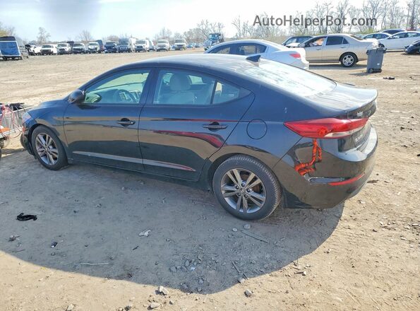 5NPD84LF3HH016063 2017 HYUNDAI ELANTRA Black უკანა მარცხენა