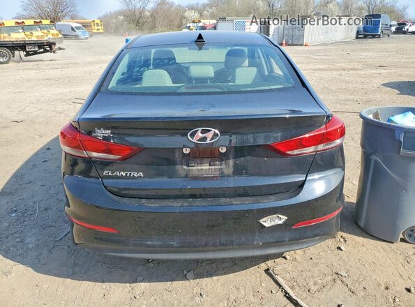 5NPD84LF3HH016063 2017 HYUNDAI ELANTRA Black უკანა ხედი