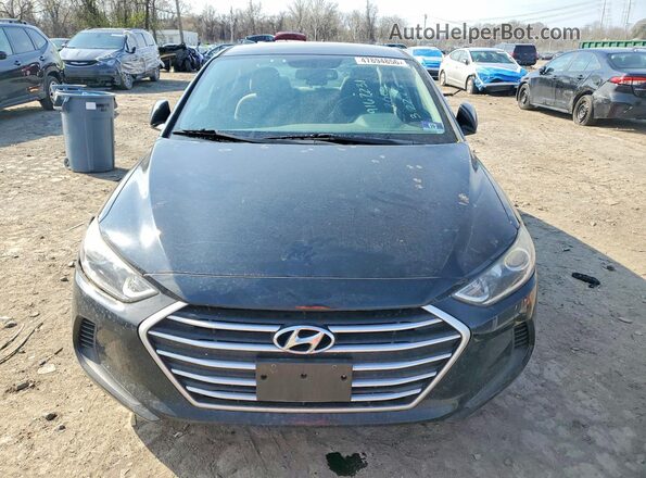 5NPD84LF3HH016063 2017 HYUNDAI ELANTRA Black წინა ხედი