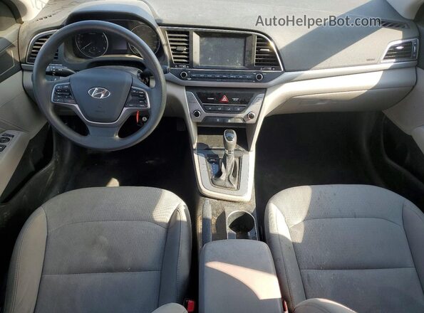 5NPD84LF3HH016063 2017 HYUNDAI ELANTRA Black წინა პანელის ხედი