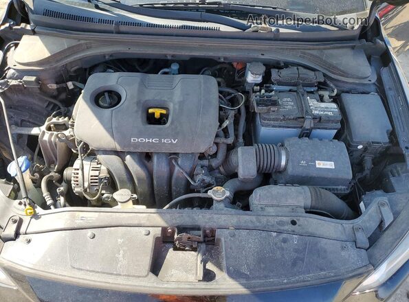 5NPD84LF3HH016063 2017 HYUNDAI ELANTRA Black უკანა სალონის ხედი