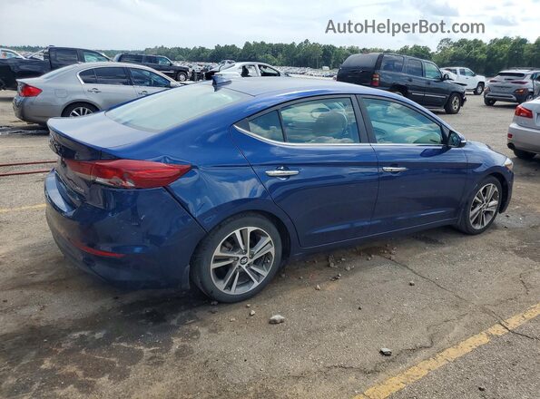 5NPD84LF3HH017424 2017 HYUNDAI ELANTRA Blue უკანა მარჯვენა