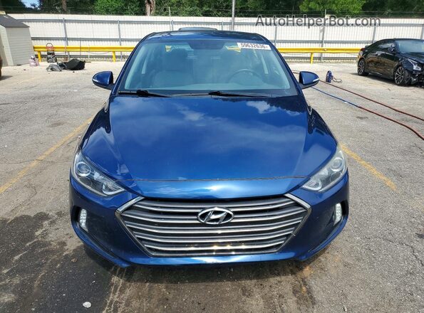 5NPD84LF3HH017424 2017 HYUNDAI ELANTRA Blue წინა ხედი