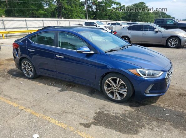 5NPD84LF3HH017424 2017 HYUNDAI ELANTRA Blue წინა მარჯვენა