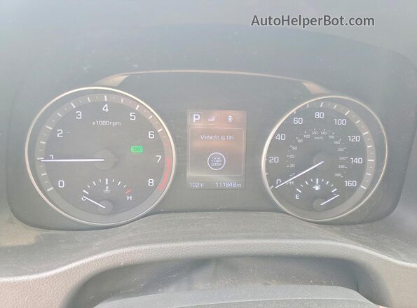 5NPD84LF3HH017424 2017 HYUNDAI ELANTRA Blue ხელსაწყოთა პანელის ხედი