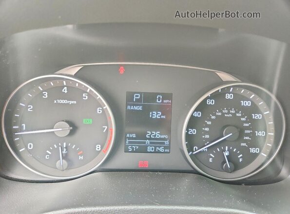 5NPD84LF3HH019870 2017 HYUNDAI ELANTRA Silver Widok zestawu wskaźników