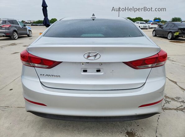 5NPD84LF3HH019870 2017 HYUNDAI ELANTRA Silver Widok z tyłu