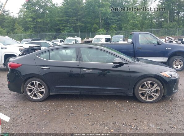 5NPD84LF3HH020145 2017 HYUNDAI ELANTRA Черный Вид задней части салона