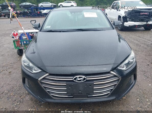 5NPD84LF3HH020145 2017 HYUNDAI ELANTRA Черный Вид щитка приборов