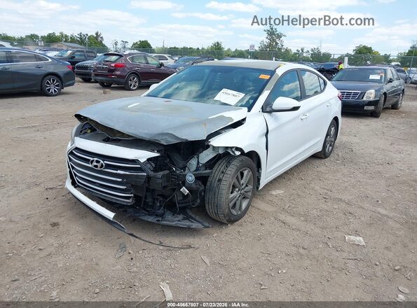 5NPD84LF3HH030173 2017 HYUNDAI ELANTRA White Առջևի ձախ երեք քառորդ տեսարան