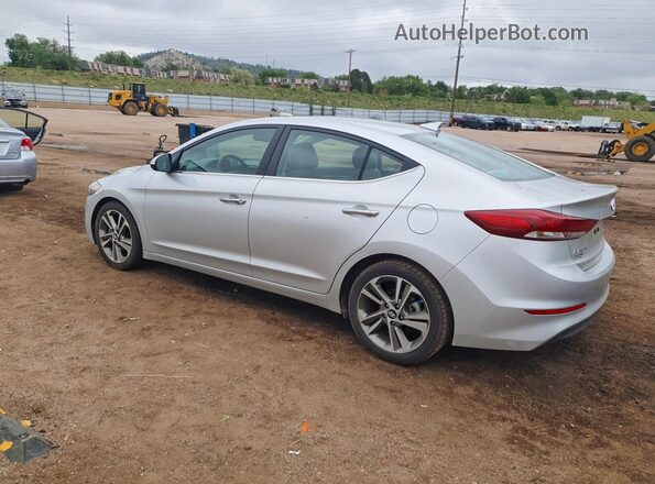 5NPD84LF3HH035423 2017 HYUNDAI ELANTRA Серебряный Задняя левая четверть