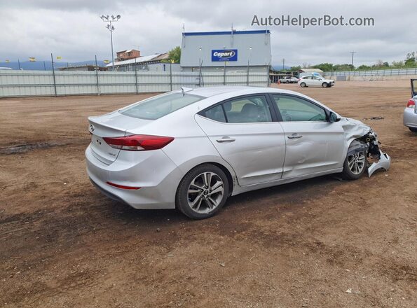 5NPD84LF3HH035423 2017 HYUNDAI ELANTRA Серебряный Задняя правая четверть