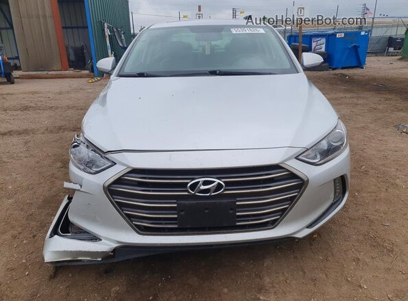 5NPD84LF3HH035423 2017 HYUNDAI ELANTRA Серебряный Вид спереди