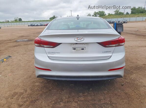 5NPD84LF3HH035423 2017 HYUNDAI ELANTRA Серебряный Вид сзади