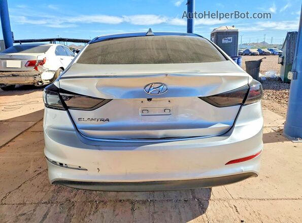 5NPD84LF3HH042968 2017 HYUNDAI ELANTRA Silver Вид ззаду