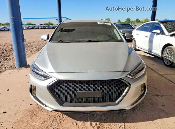 5NPD84LF3HH042968 2017 HYUNDAI ELANTRA Silver Вид спереду