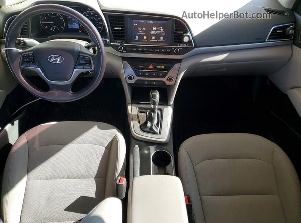 5NPD84LF3HH042968 2017 HYUNDAI ELANTRA Silver Вид панелі приладів