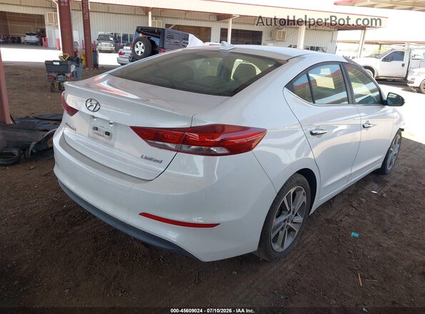 5NPD84LF3HH068275 2017 HYUNDAI ELANTRA Белый Задняя правая четверть