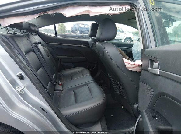 5NPD84LF3HH069927 2017 HYUNDAI ELANTRA Gray Vista de la etiqueta del VIN
